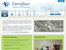 Tablet Screenshot of carrefourpopulaire.org